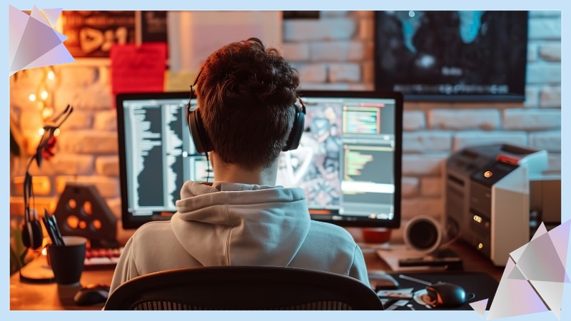 索敵判定のゲームでの使用例